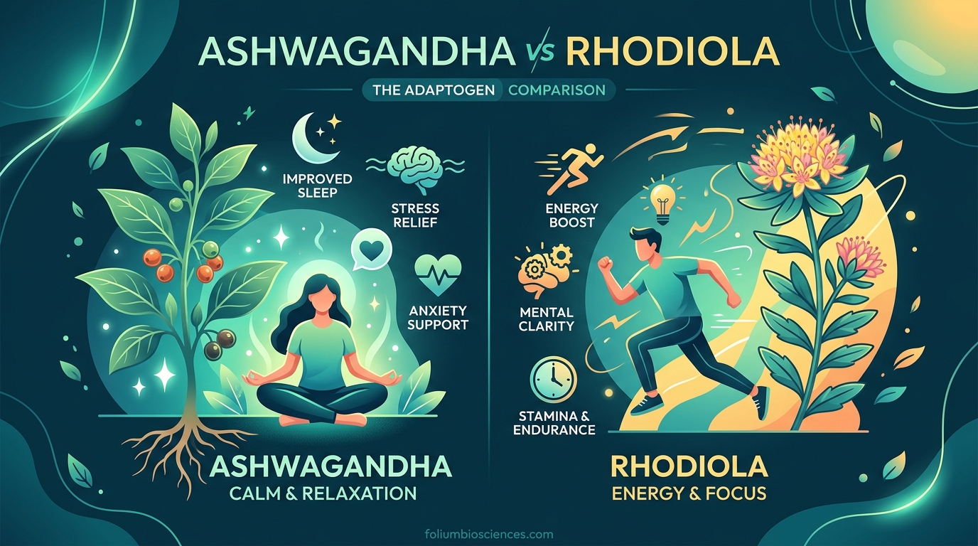 Ashwagandha vs Rhodiola