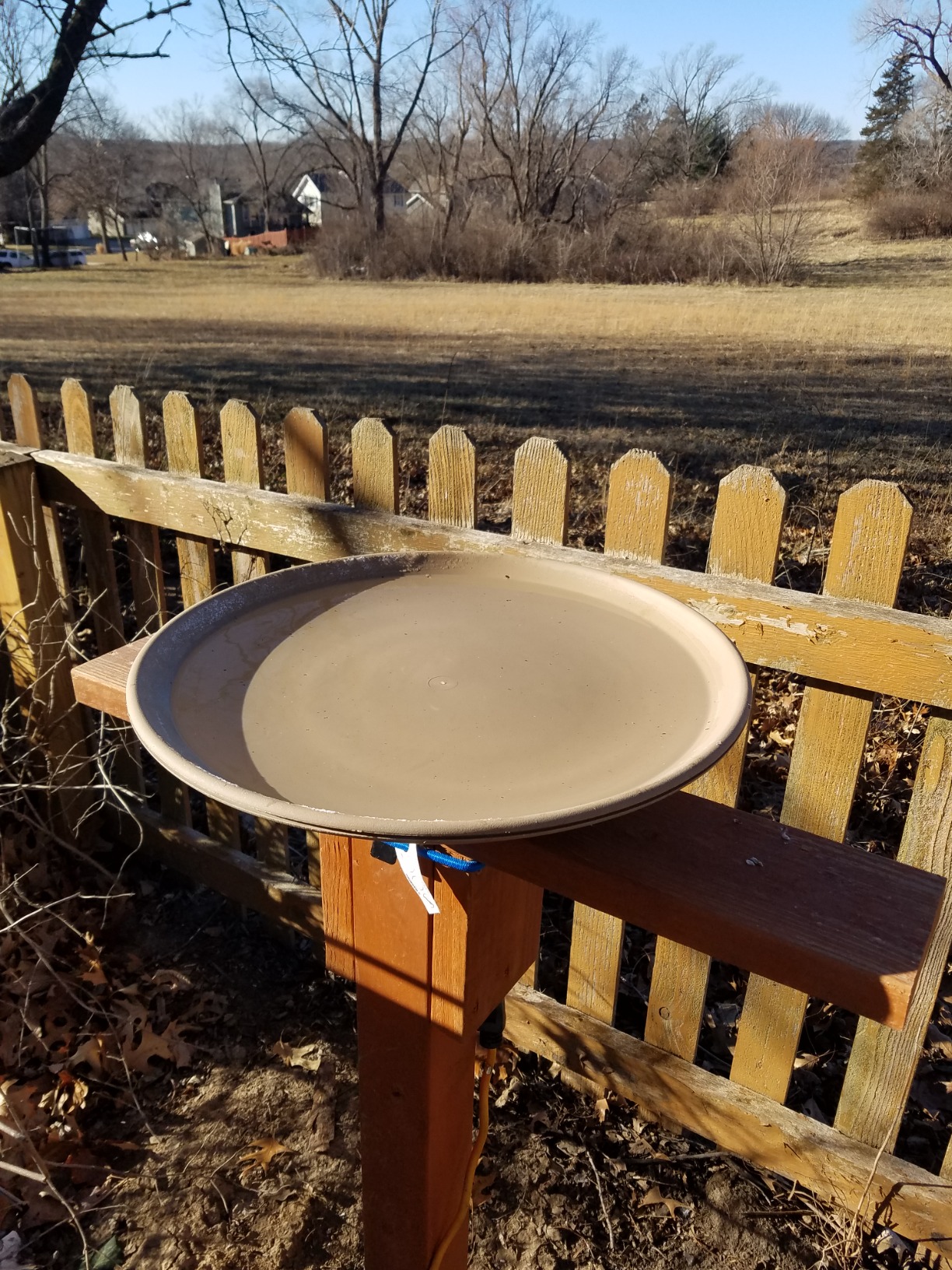 API Heated Bird Bath with Stand or Deck Mount, Outdoor Bird Bath for Winter and All Seasons, 150 Watt, Made in USA (Bird Bath with Deck Mount) customer photo 2