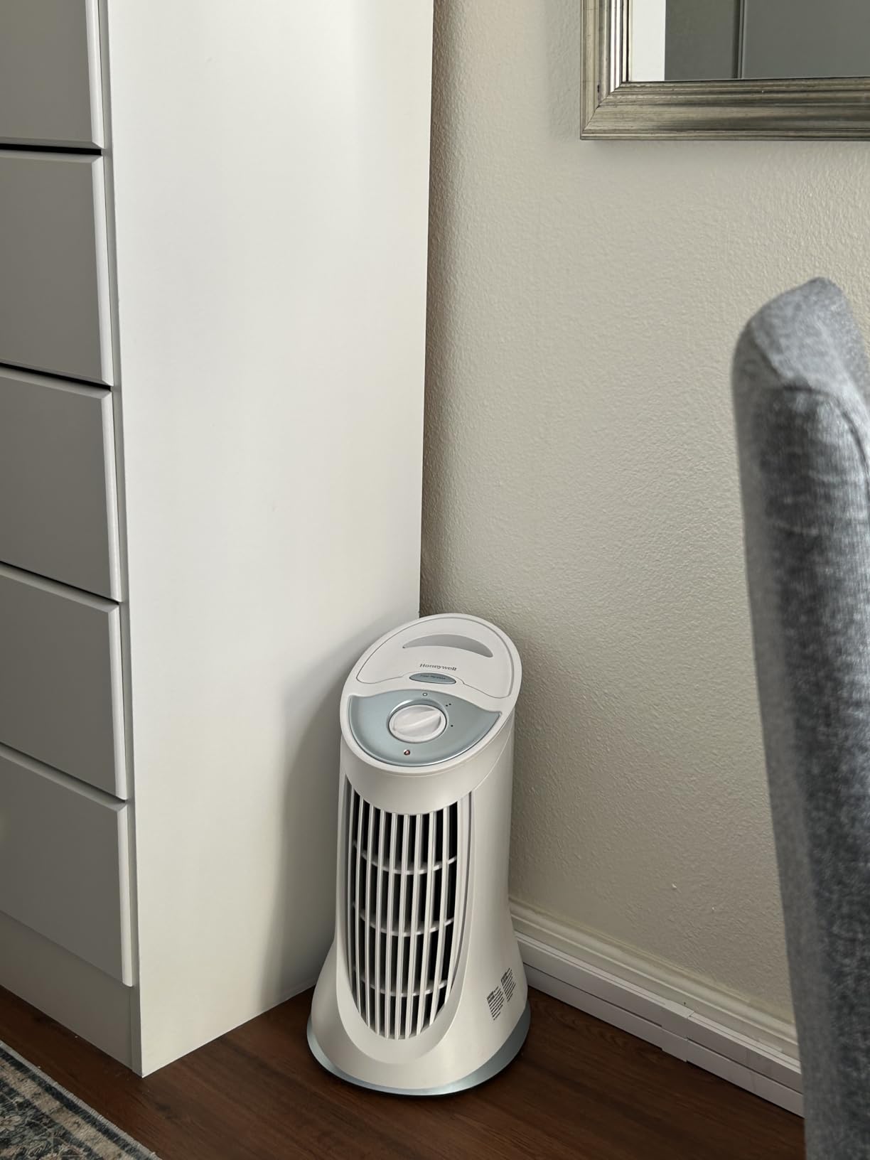 Honeywell HFD-010 QuietClean Compact Tower Air Purifier with Permanent Washable Filter customer photo 1
