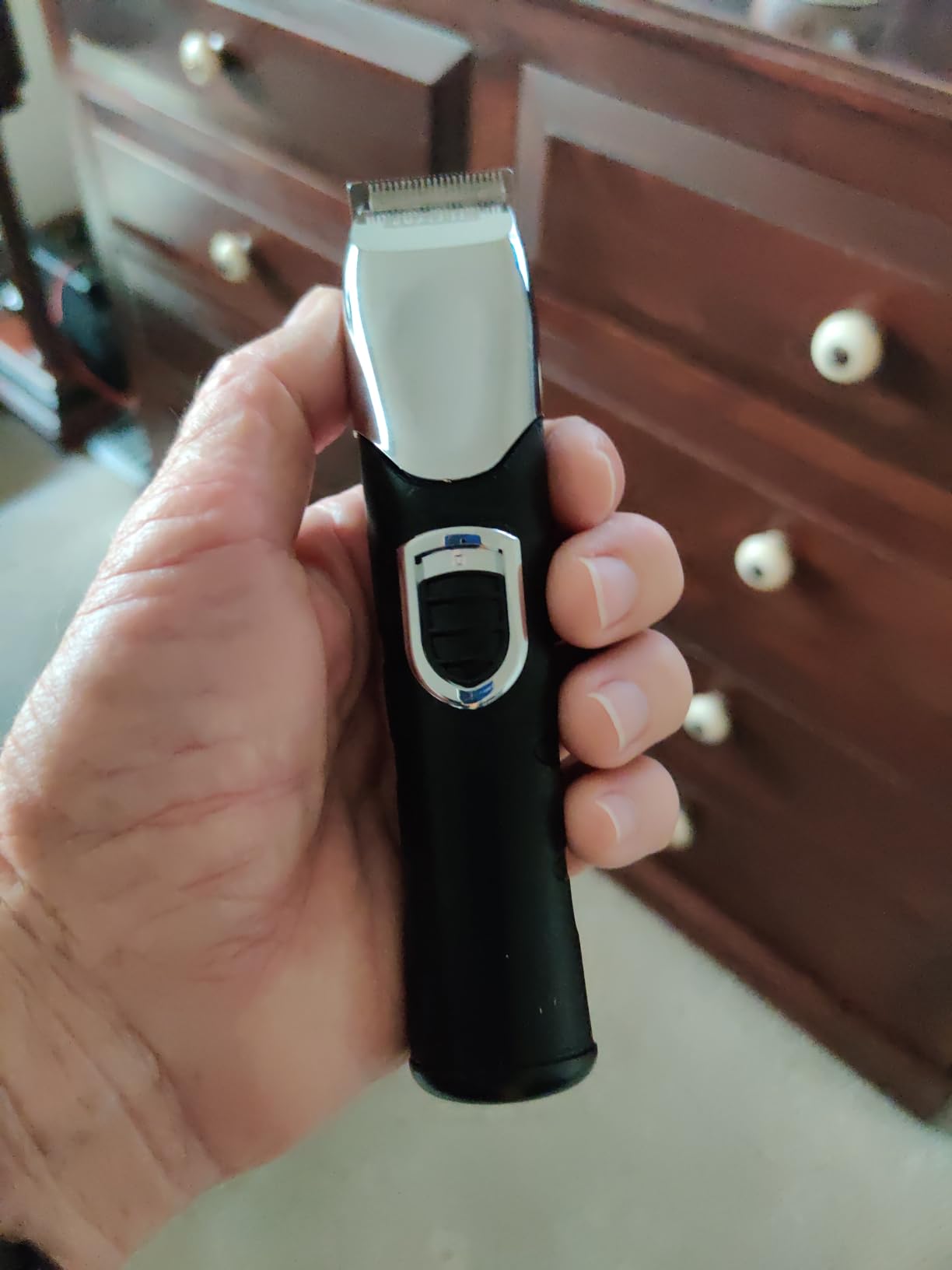 Wahl USA Rechargeable Lithium Ion All in One Beard Trimmer for Men with Detail and Ear & Nose Hair Trimmer Attachment - Model 9854-600B customer photo 1