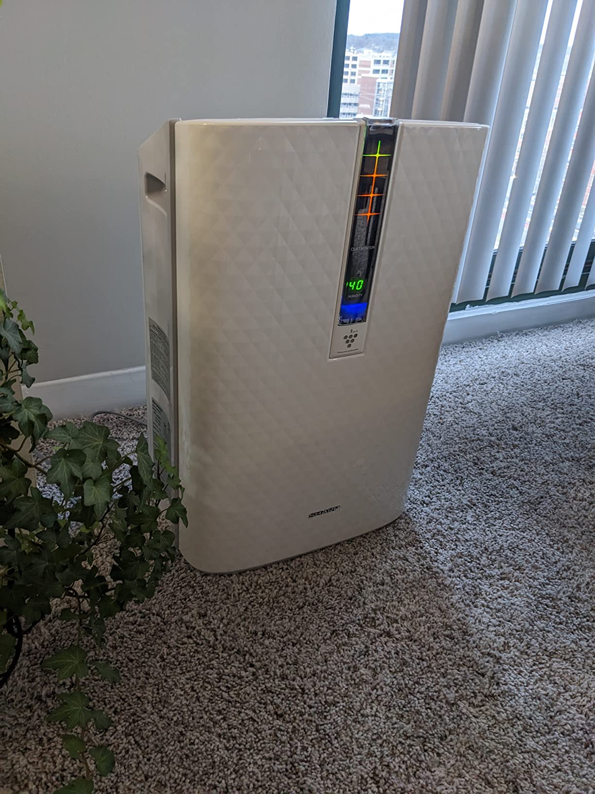 SHARP Air Purifier with Humidifier Combo - Covers up to 1,230 sqft in one hour, True HEPA Filter Air Purifier for Medium Rooms, Home Nursery, Dust, Smoke, Pollen - KC850U customer photo 1