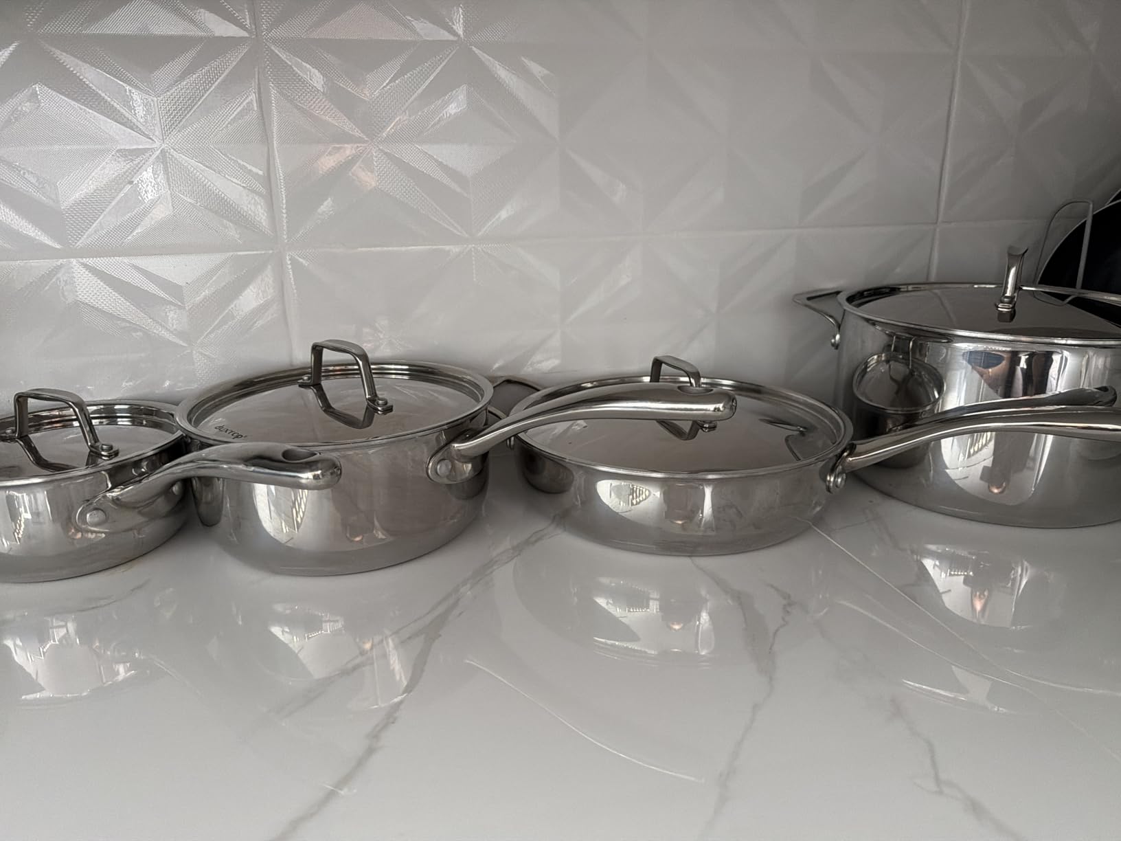 Duxtop Whole-Clad Tri-Ply Stainless Steel Induction Cookware Set, 10PC Kitchen Pots and Pans Set customer photo 1