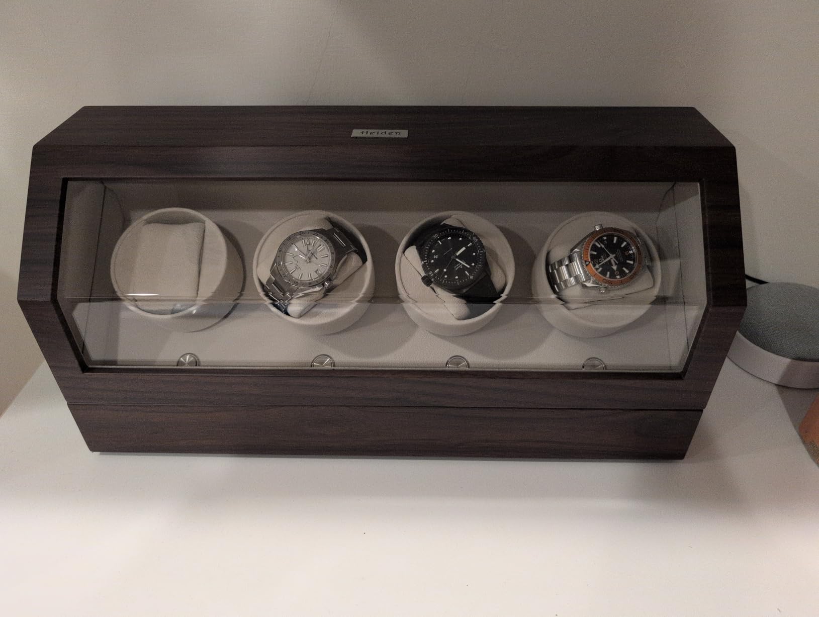 Watch Winder for Automatic Watches - Quad Watch Winders for Rolexs - Japanese Motor - Multiple Settings - Zero Magnetization customer photo 1