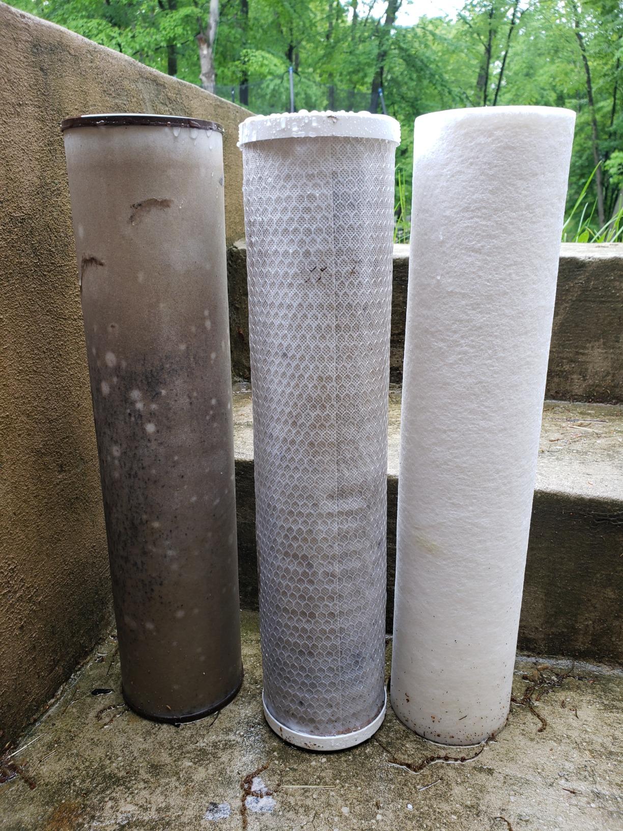Home Master CFRFFE-20BB Replacement Whole House Iron Filter, Radial Flow 15gpm, Filters Soluble Iron, Manganese, H2S Sulfur, Up To 3ppm Combined, Stops Staining & Odors, 20