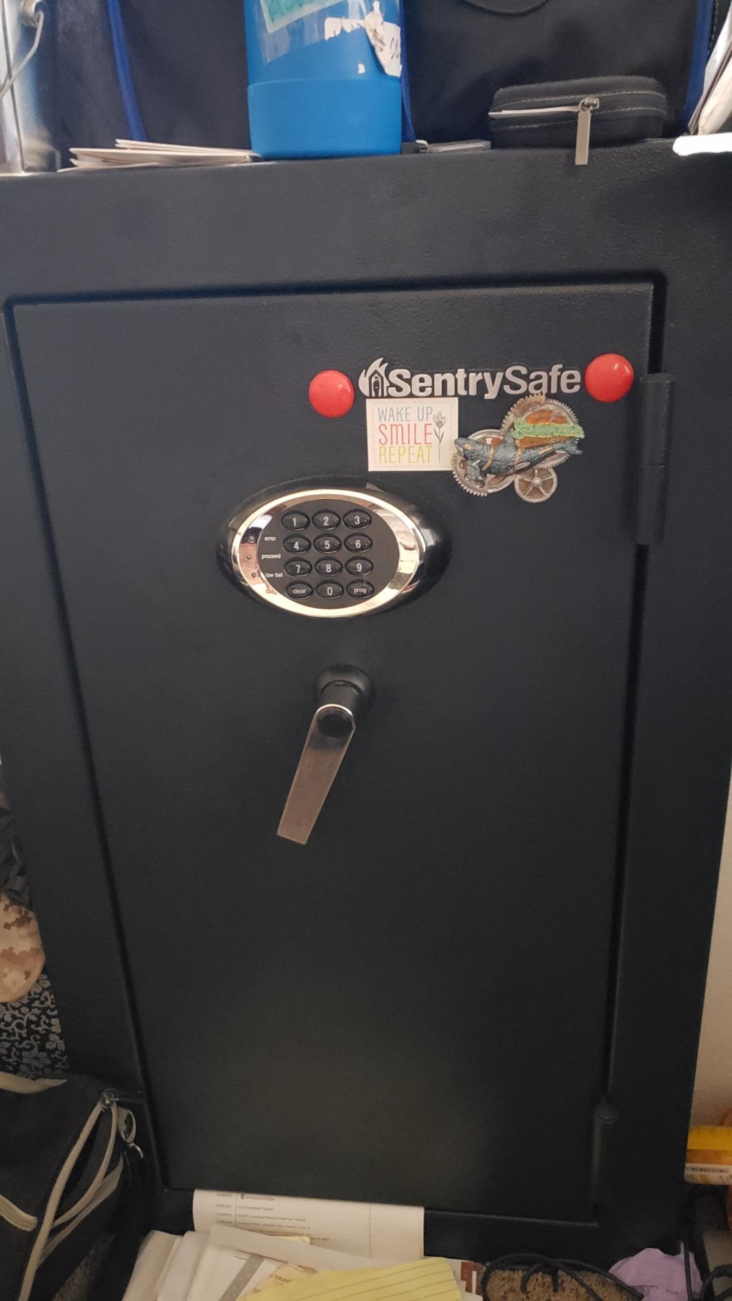 SentrySafe Fireproof and Waterproof XX-Large Steel Floor Safe with Digital Keypad Lock, DOJ-Certified Large Gun Safe for Home, 4.71 Cubic Feet, EF4738E customer photo 1