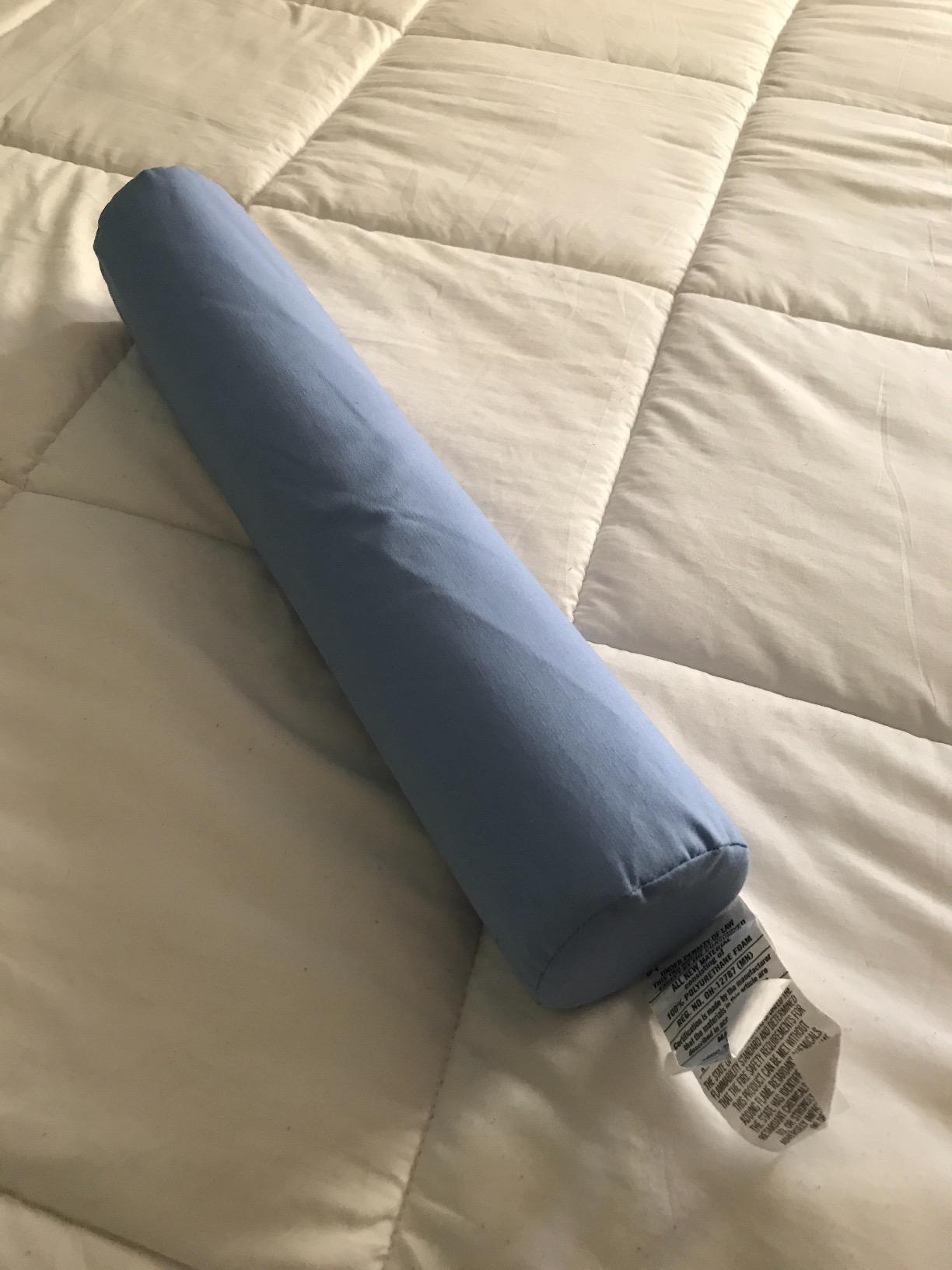 OPTP The Original McKenzie Cervical Roll, 20 Neck Support Pillow to Relieve Neck and Back Pain - Round Pillow for Improved Sleeping Support and Cervical Pain Relief - Made in The USA customer photo 1