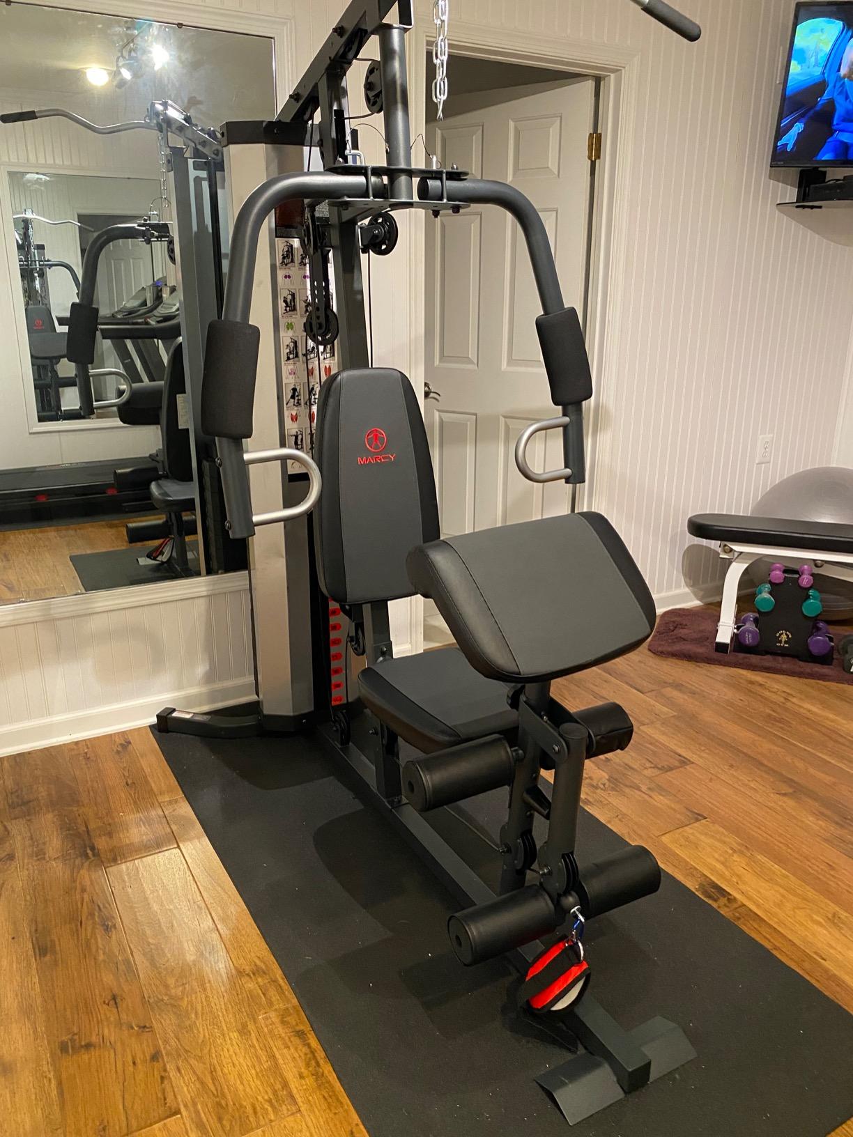 Marcy Multifunctional Workout Station 100lbs to 200lbs Stack Home Gym for Weightlifting and Bodybuilding customer photo 2