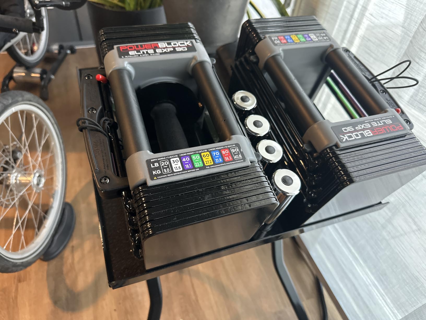 PowerBlock Elite EXP Adjustable Dumbbells, Stage 1, 5-50 lb Pairs customer photo 1