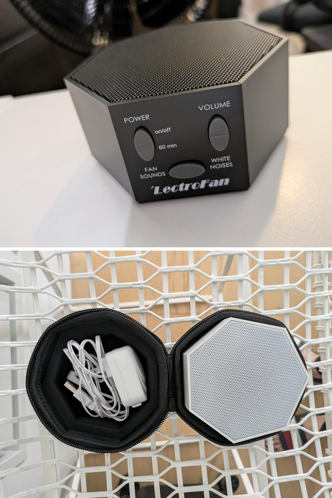Adaptive Sound Technologies LectroFan Classic - Soothing Sound Machine for Sleep - Built-in Sleep Timer - Compact Design - Non-Looping Sounds - Speech Privacy - White customer photo 2
