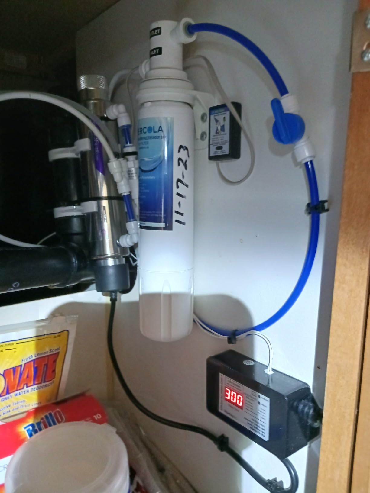 iSpring UVF11A UV Ultraviolet Light Water Filter with Smart Flow Control Switch 11W, 110V, 10-INCH customer photo 1