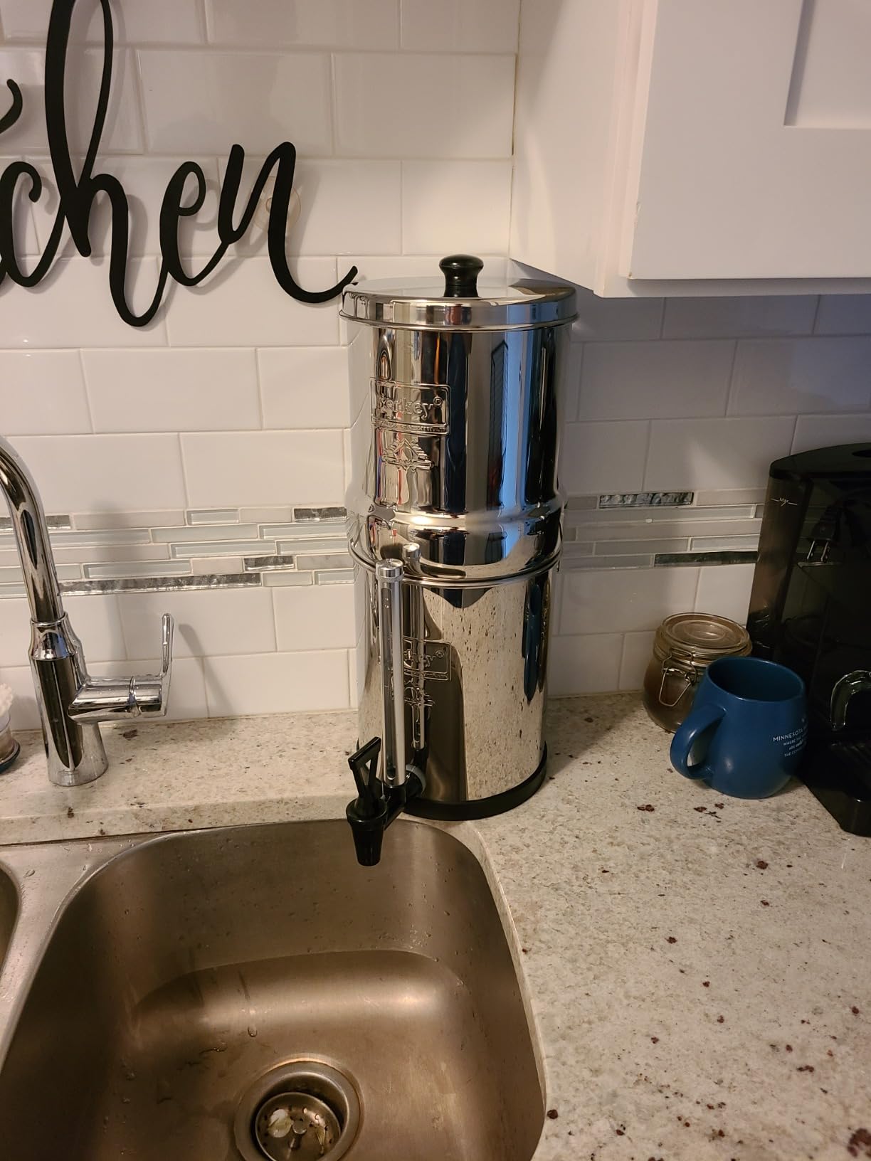 Travel Berkey Gravity-Fed Water Filter with 2 Black Berkey Elements - Enjoy Potable Water While Camping, RVing, Off-Grid, Emergencies, Every Day at Home customer photo 2