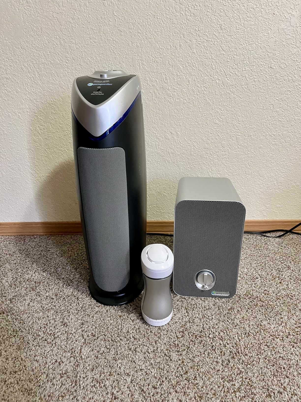 GermGuardian Air Purifier for Home with HEPA Filter, Removes 99.97% of Pollutants, Covers up to 375 Sq. Foot Room in 1 Hr, UV-C Light Helps Reduce Germs, Zero Ozone Verified, 11