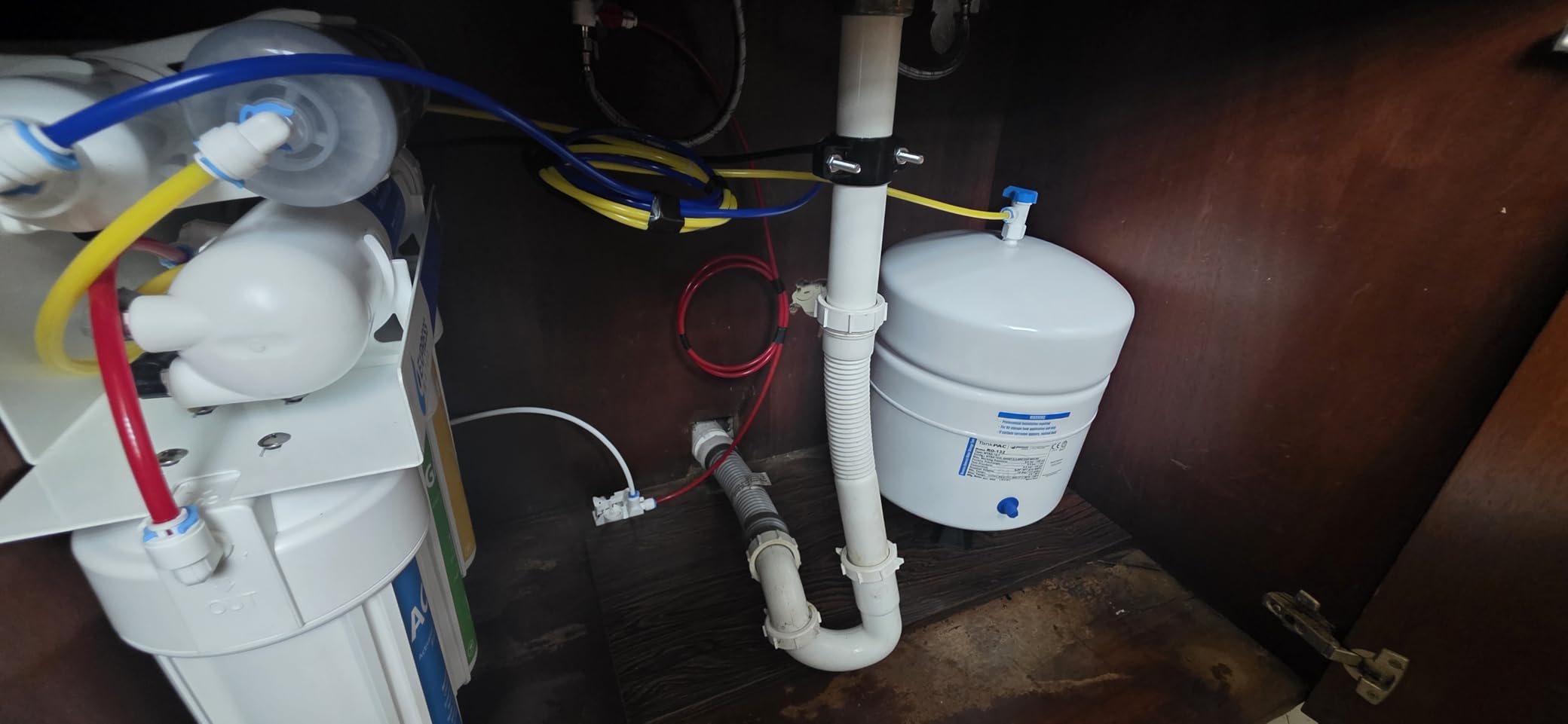 Express Water ROALK5D 10-Stage Alkaline Under Sink Reverse Osmosis Water Filter System, NSF Certified 372, 50 GPD, Reduces 99% of Impurities, BPA Free, Deluxe Chrome Faucet customer photo 2