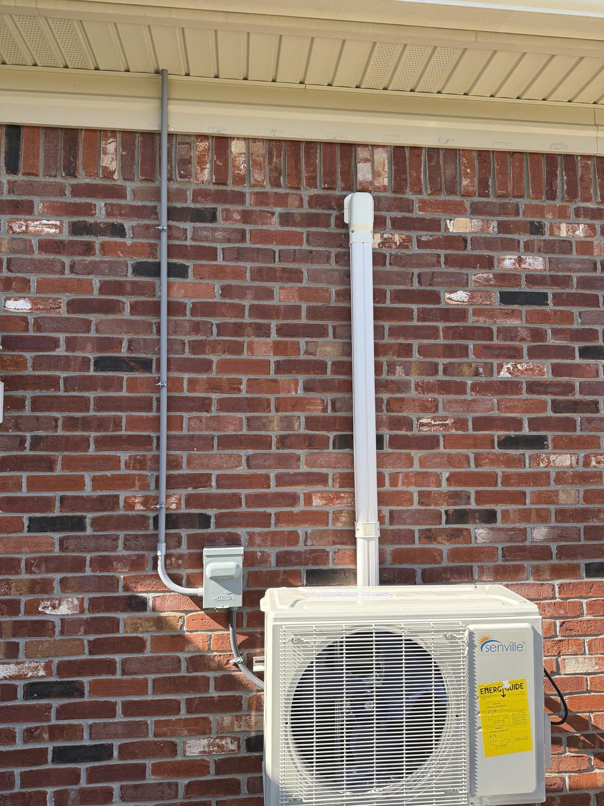 Senville LETO Series Mini Split Air Conditioner Heat Pump, 12000 BTU 110/120V, Inverter, Works with Alexa, SEER2 20.8, 1 Ton customer photo 1