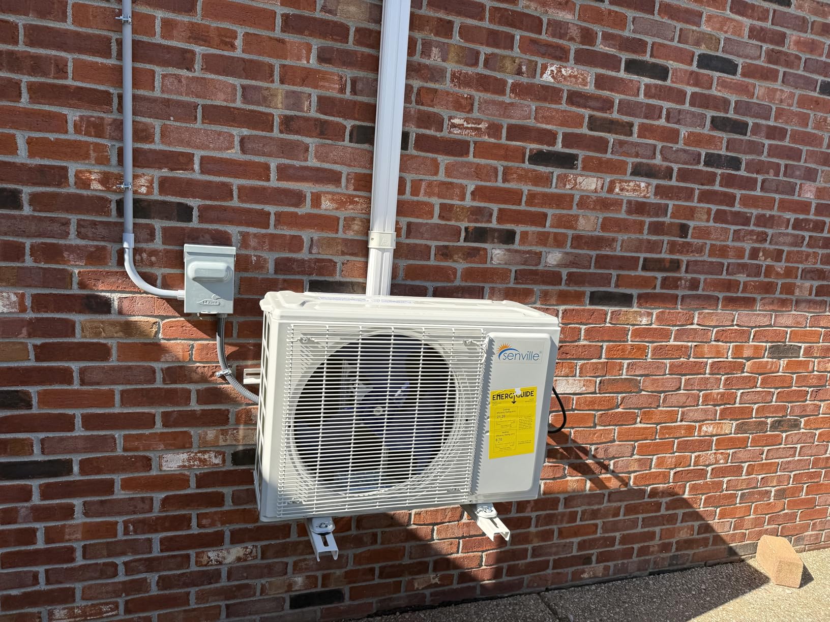 Senville LETO Series Mini Split Air Conditioner Heat Pump, 12000 BTU 110/120V, Inverter, Works with Alexa, SEER2 20.8, 1 Ton customer photo 2