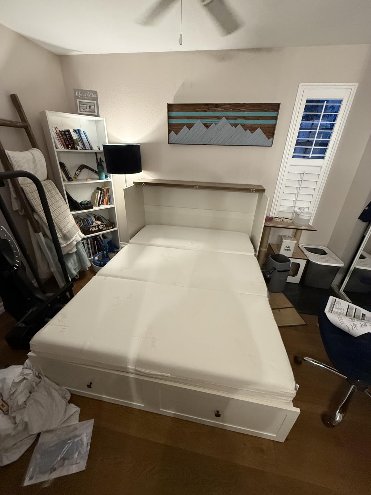Milliard Full Tri Folding Mattress with Washable Cover, Full Size (75 inches x 52 inches x 4 inches) customer photo 1