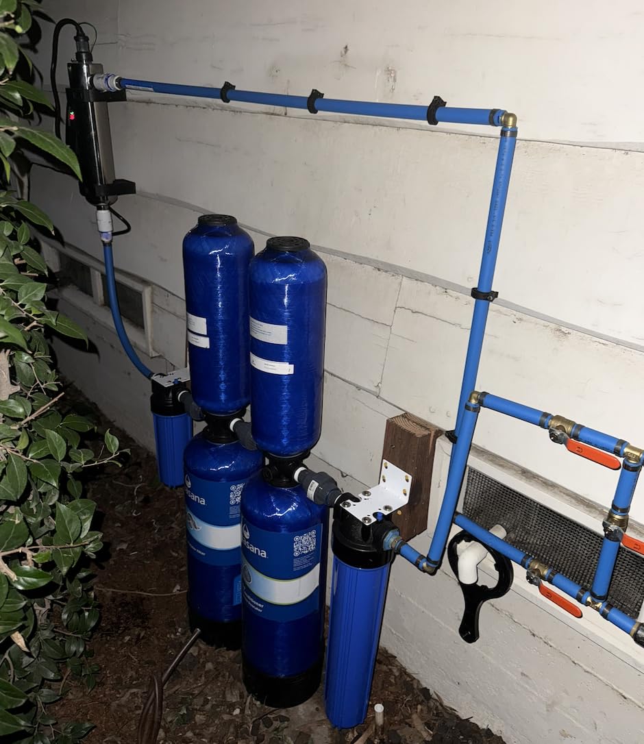 Aquasana Whole House Water Filter System | 1,000,000 Gallons | Salt-Free Softener Alternative | UV, Carbon & KDF | Tackles up to 99.99% Chlorine, Bacteria, Viruses, Cysts & Scale | EQ-1000-AST-UV customer photo 2
