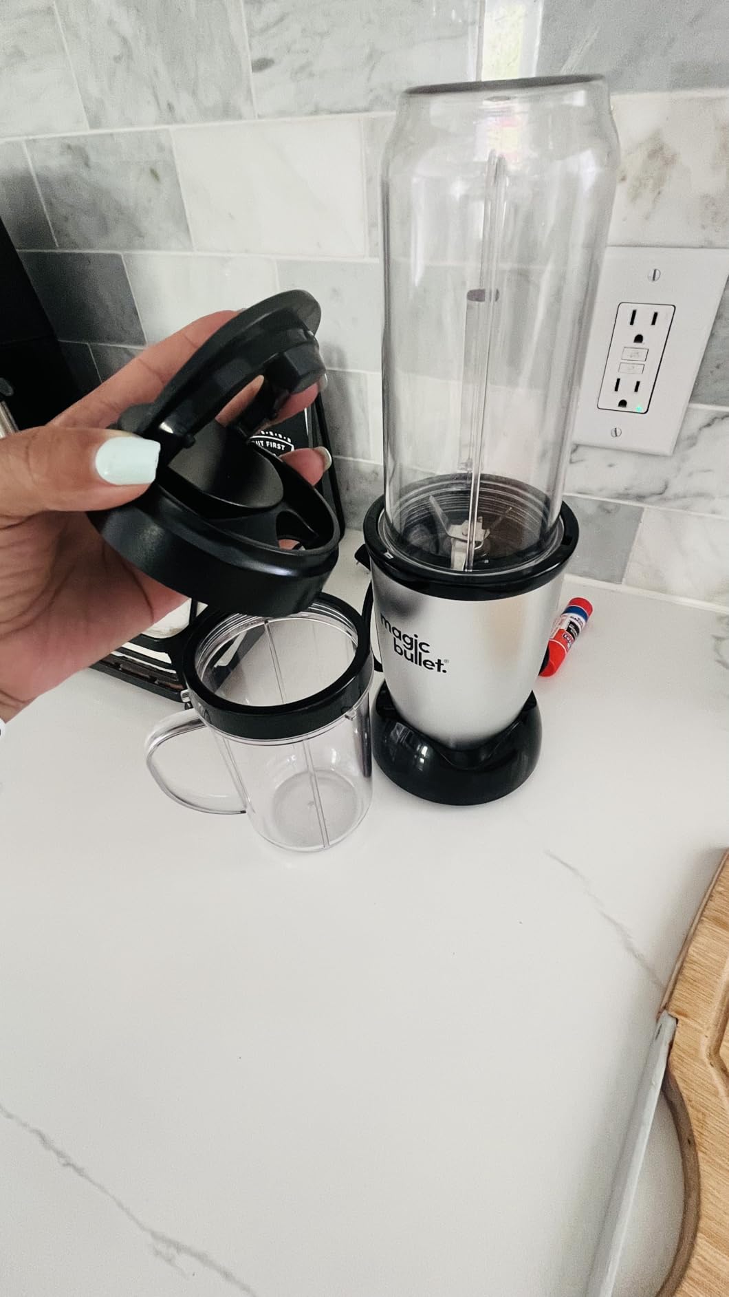 Magic Bullet Blender, Small, Silver, 11 Piece Set customer photo 2