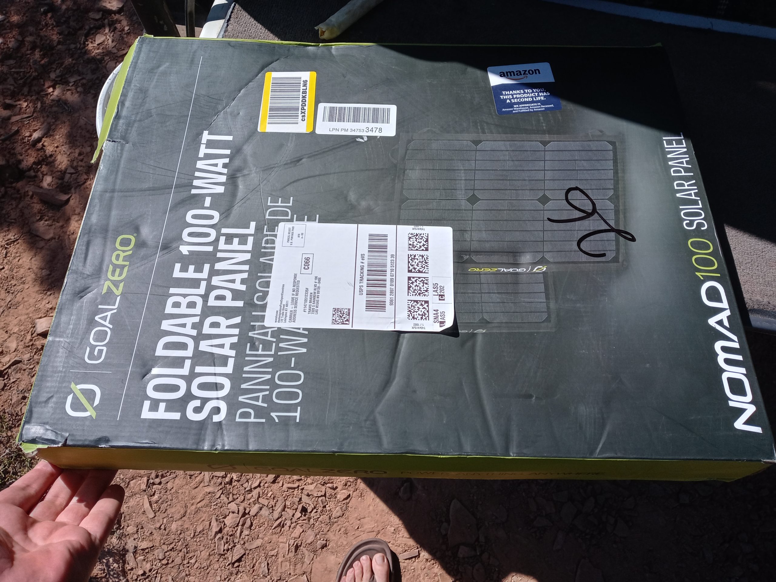 Goal Zero Nomad 100 Watt Monocrystalline Portable Solar Panel customer photo 1