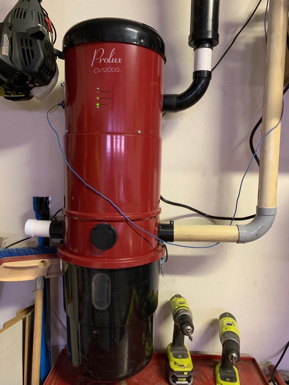Prolux CV12000 Central Vacuum - 25 Year Service Promise, No Suction Loss Design, Made in North America, 2-Stage Bypass Motor customer photo 1