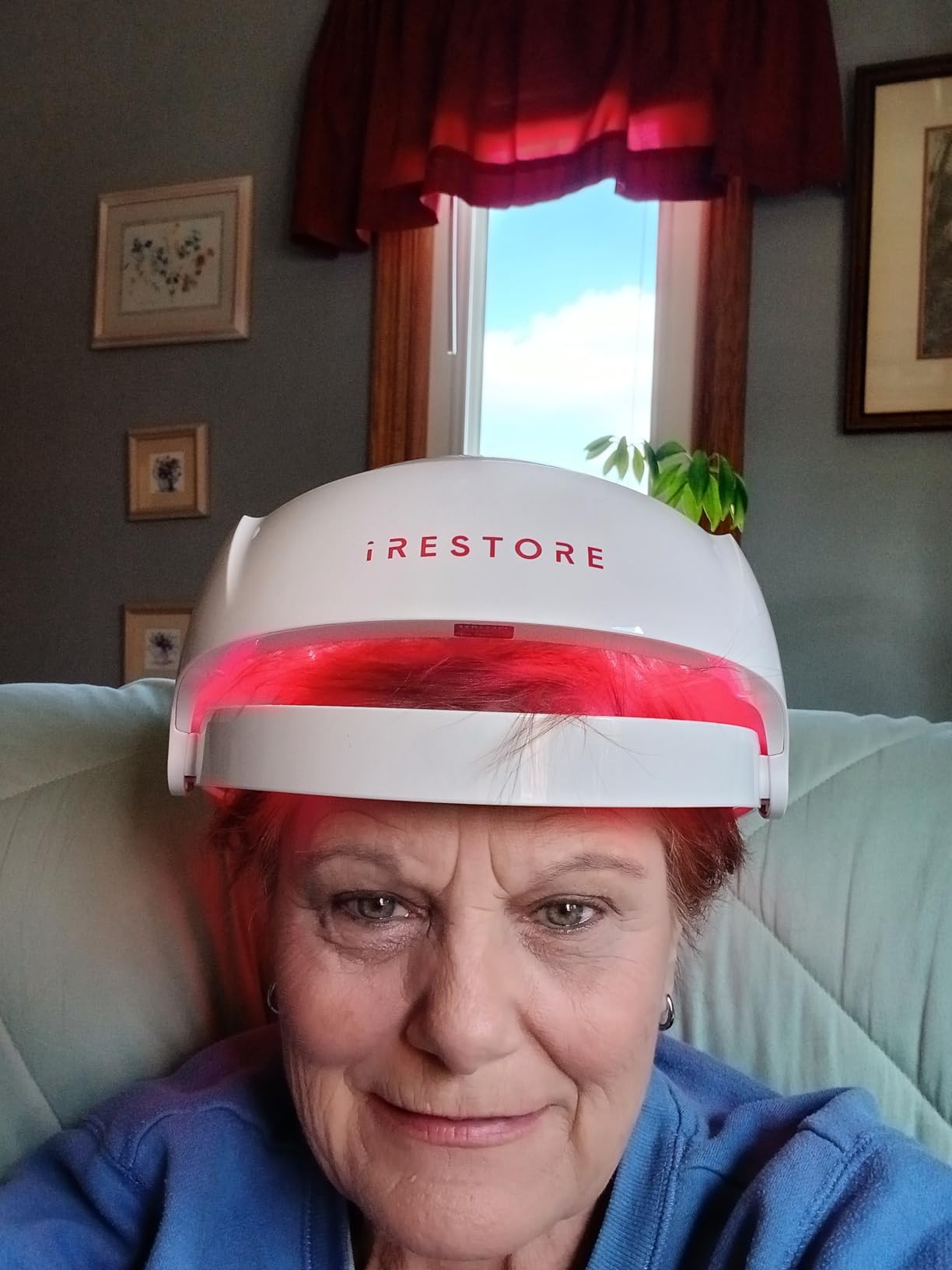 iRestore Essential - Laser Red Light Therapy for Hair Growth - FDA Cleared Hair Loss, Hair Thinning & Alopecia Treatment for Men & Women - Laser Cap for Hair Regrowth Stimulate Denser Fuller Hair customer photo 1