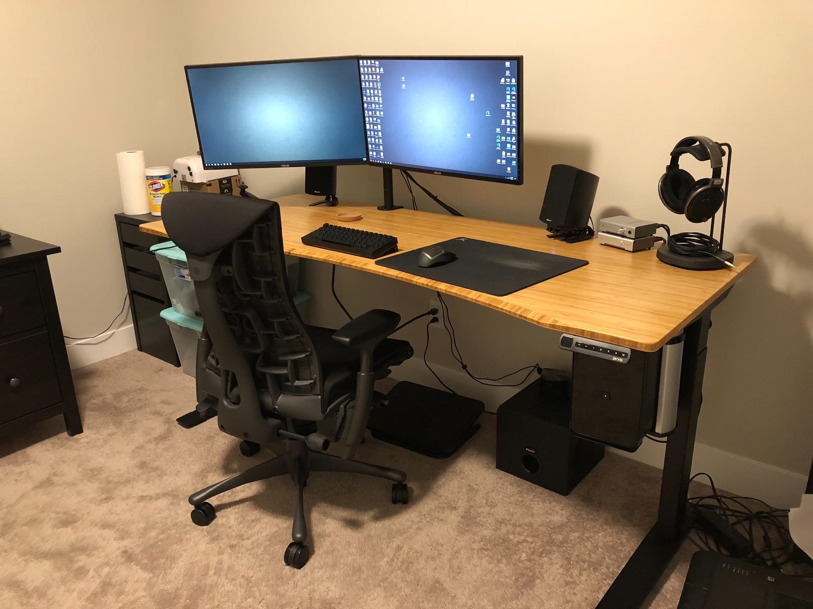 Embody Ergonomic Office Chair | Fully Adjustable Arms and Carpet Casters | Black Rhythm customer photo 1