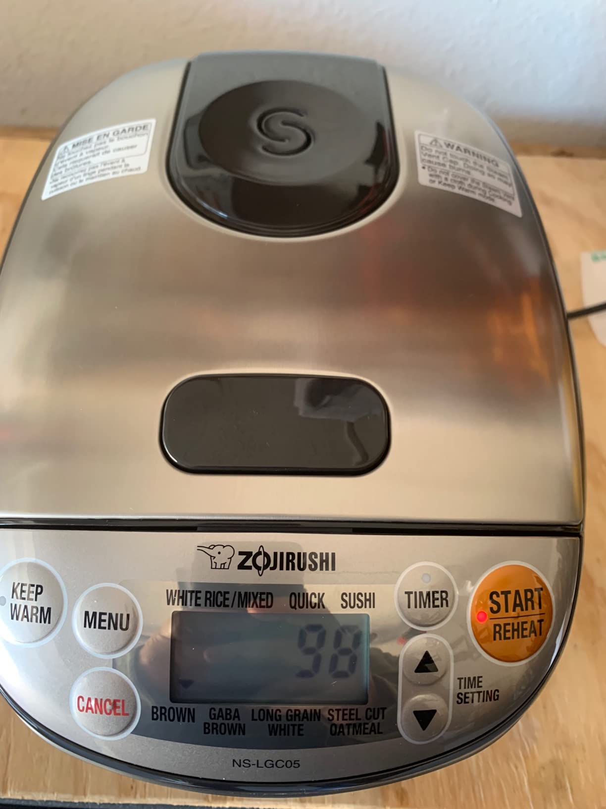 Zojirushi Micom 3-Cup Compact Rice Cooker and Warmer, Stainless Steel customer photo 1