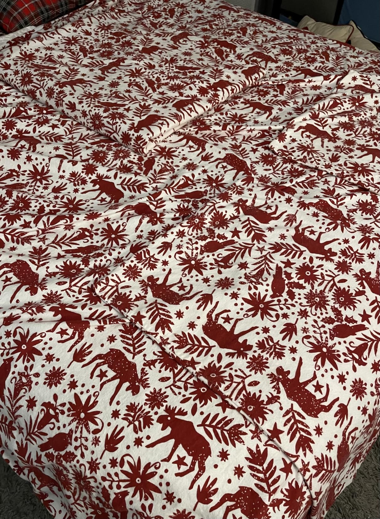 Eddie Bauer Flannel Sheets Queen Size, Anti-Pilling & Wrinkle Resistant Cotton, Touchably Soft for All-Season Comfort - Bed Sheets with Matching Pillowcases & Fitted Sheet (Elk Grove Grey) customer photo 2