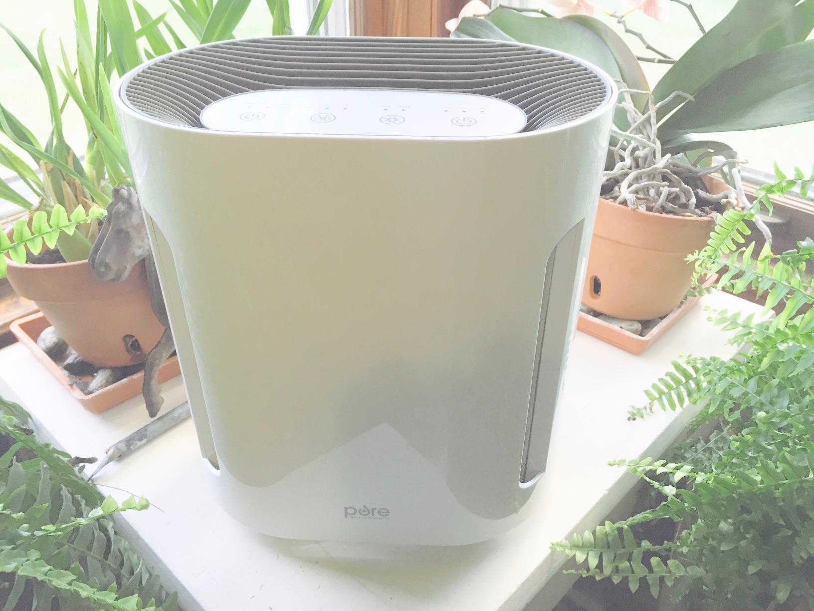 Pure Enrichment PureZone Air Purifier for Bedroom & Living Room, 4-Stage Filtration & UV-C Light, H13 HEPA Filter Helps Remove Bacteria, Pet Hair Dander, Allergens, Germs, Smoke, Dust (White) customer photo 2