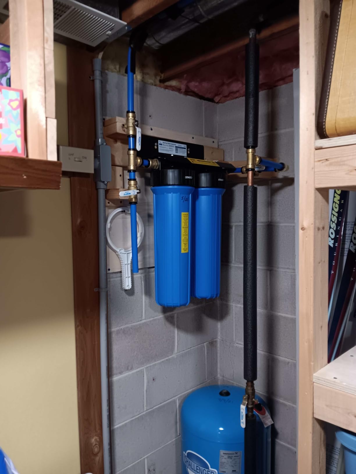 iSpring Iron, Manganese Whole House Water Filter System Also Eliminates Chlorine, Taste, and Odor, 2-Stage Commercial-Grade 20