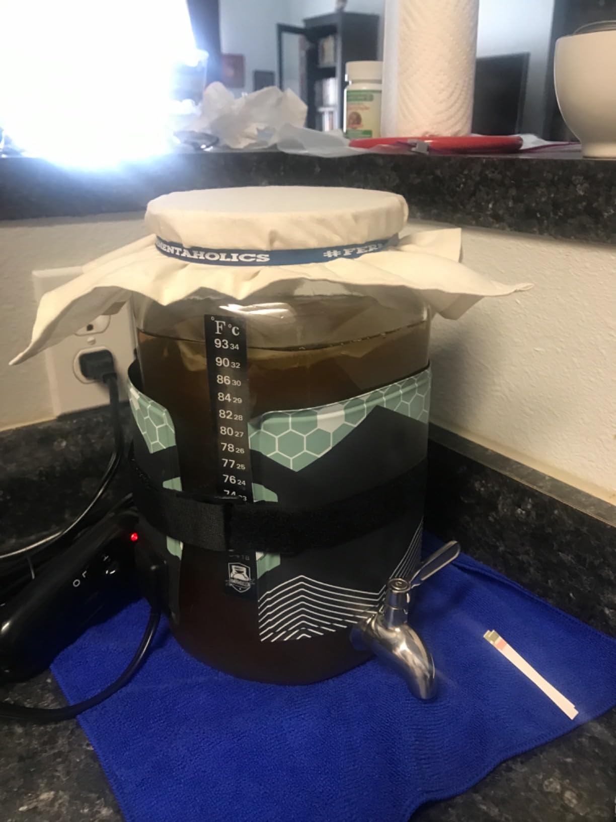 Fermentaholics Kombucha Brewing Starter Kit - USDA Certified Organic SCOBY & Tea, Complete Home Kombucha Making Kit with Culture, Kosher Certified customer photo 1