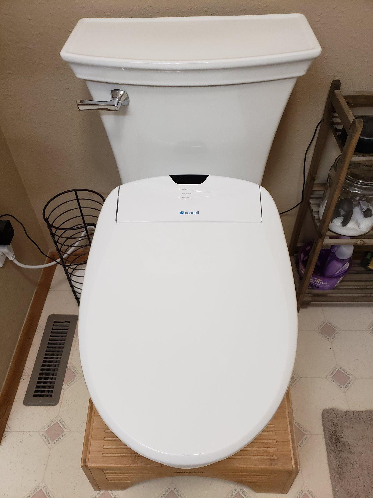 Bidet Toilet Seat S1400, Smart Toilet Seat, Dual Stainless-Steel, Self-Cleaning Nozzle With Clean Plus Technology, Endless Warm Water Bidet, Warm Air Dryer-Nightlight, Heated Seat, Elongated customer photo 2