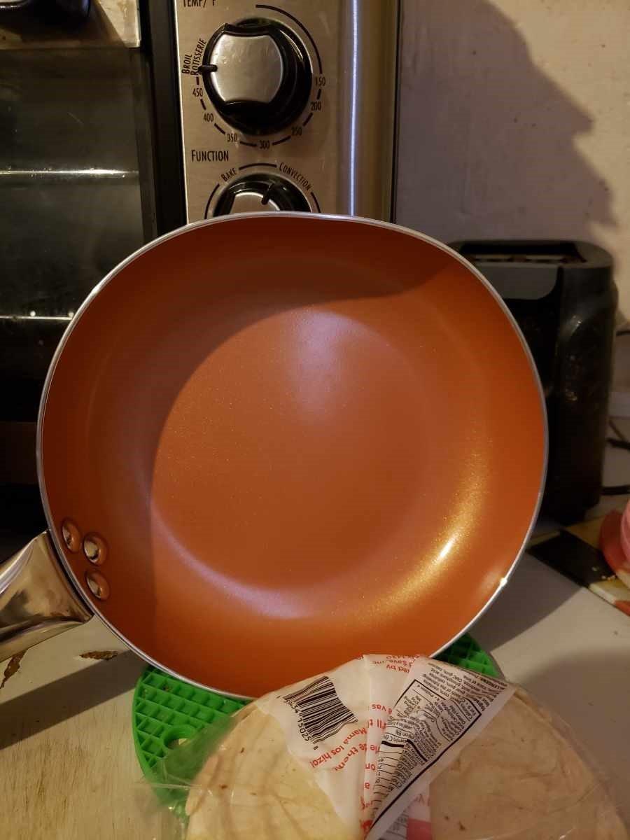 Copper Pan 10-Piece Set Luxury Induction Cookware Set Non-stick customer photo 2