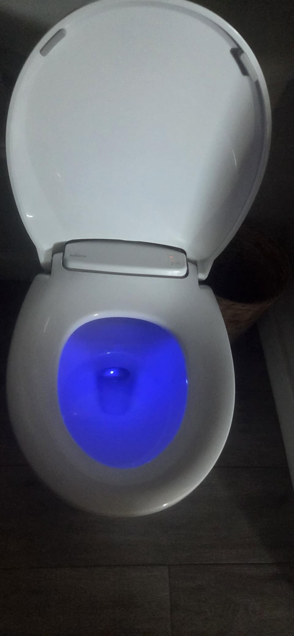 Bemis Radiance Heated Night Light Toilet Seat, Slow Close Adjustable Fit, Elongated, White customer photo 2