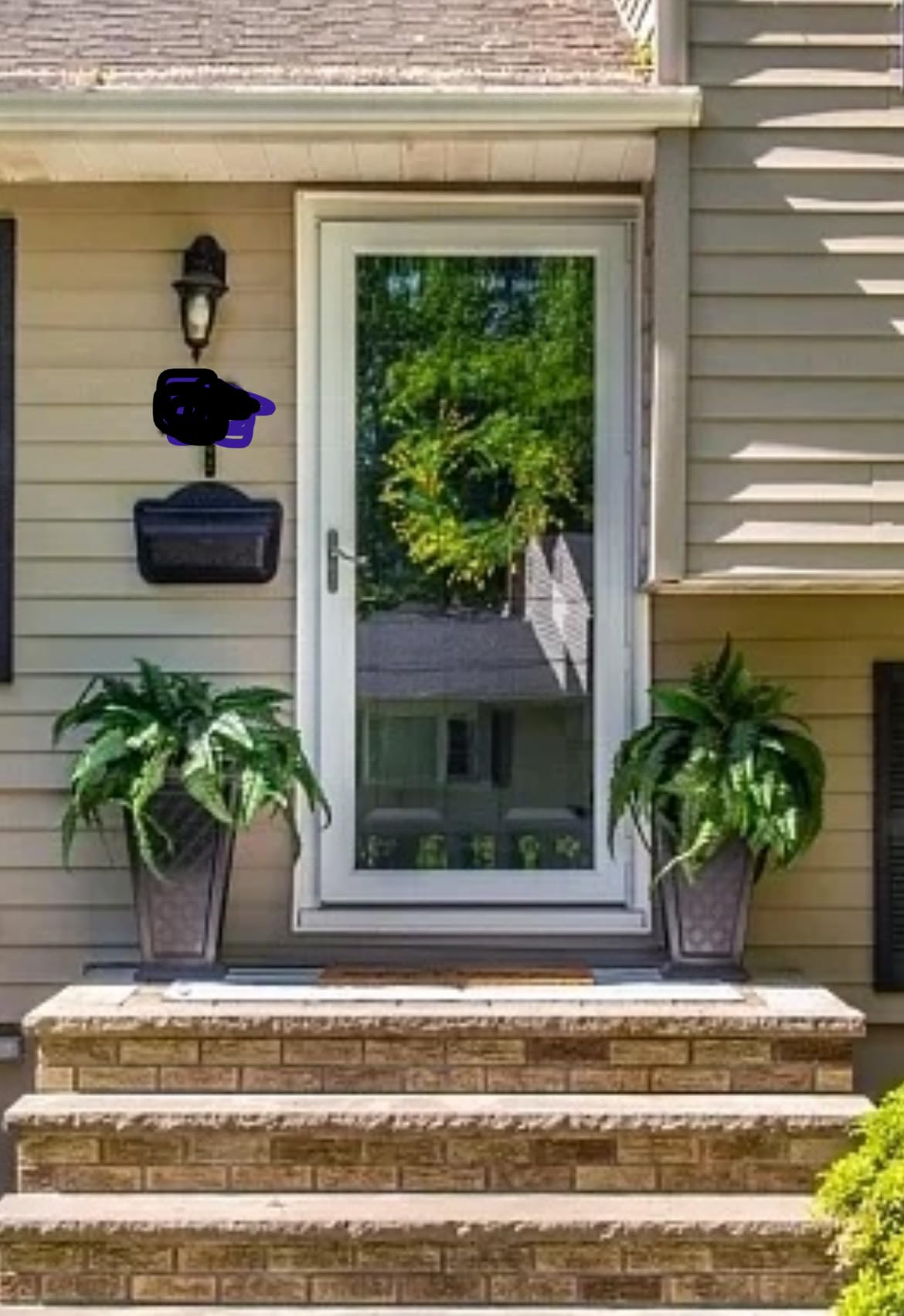 FCMP Outdoor Casablanca Self-Watering Planter (2-Pack) - Set of 2 Large Planters for Porch, Patio, Outdoor/Indoor (MOD-CP3000-BLK-2) Black (24-inch Tall) customer photo 2