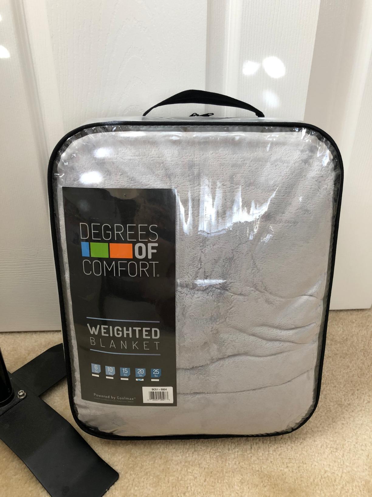 Degrees of Comfort Weighted Blanket 25 Pounds Queen Size for Adults with Removable Cover, Heavy Blanket Washable Cozy Heat Warm Minky Plush Cover Included, Micro Glass Beads, 60x80 Queen Size, Grey customer photo 2