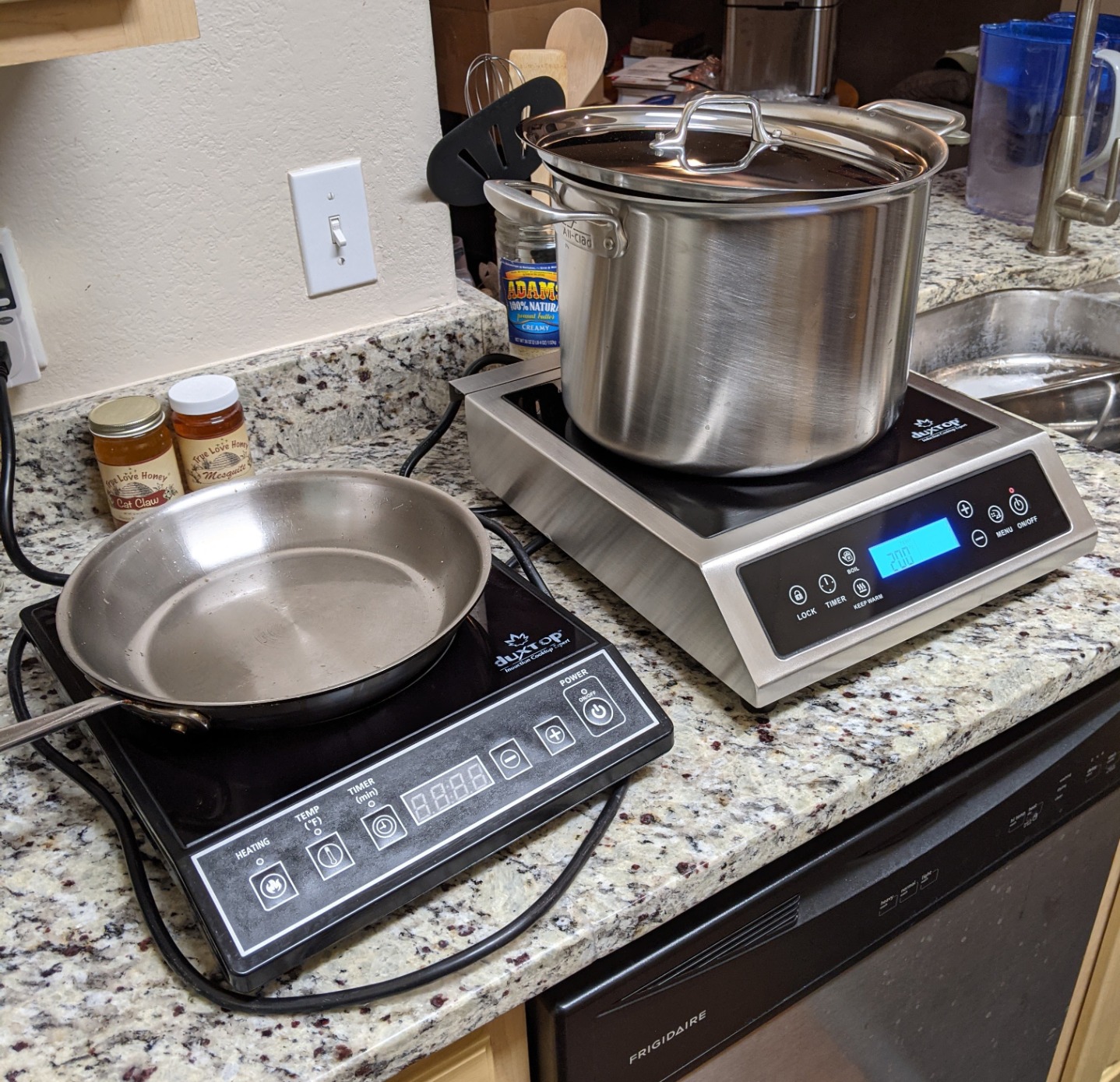 Duxtop Professional Portable Induction Cooktop, Commercial Range Countertop Burner, 1800 Watts Induction Burner with Sensor Touch and LCD Screen, P961LS/BT-C35-D, Silver/Black customer photo 2