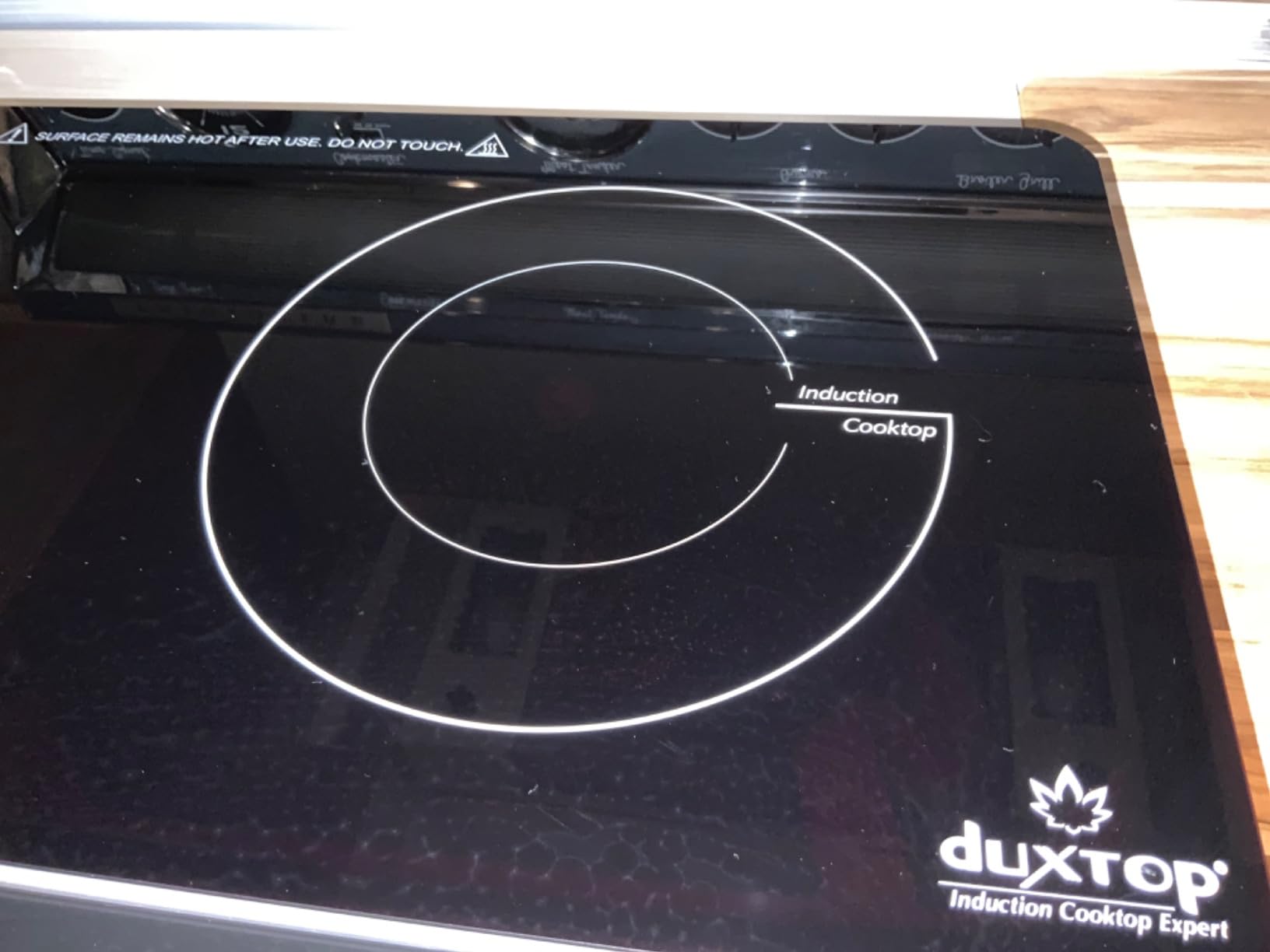 Duxtop LCD Portable Double Induction Cooktop 1800W Digital Electric Countertop Burner Sensor Touch Stove, 9620LS/BT-350DZ customer photo 1