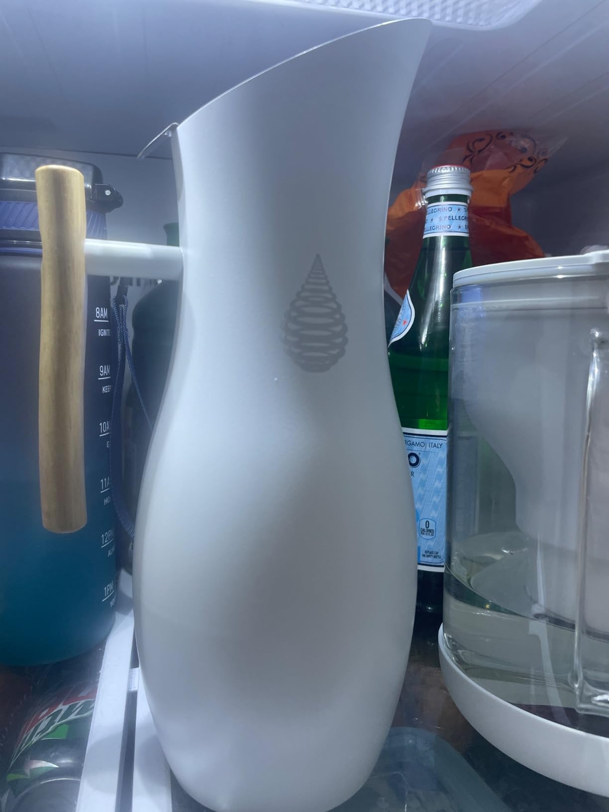 Invigorated Water pH Vitality Alkaline Water Filter Pitcher for Drinking Water Stainless Steel - Water Pitcher with Filter for Tap Water, High pH Filtered Purifier with Alkaline Filter - 1.9L (Silver) customer photo 1