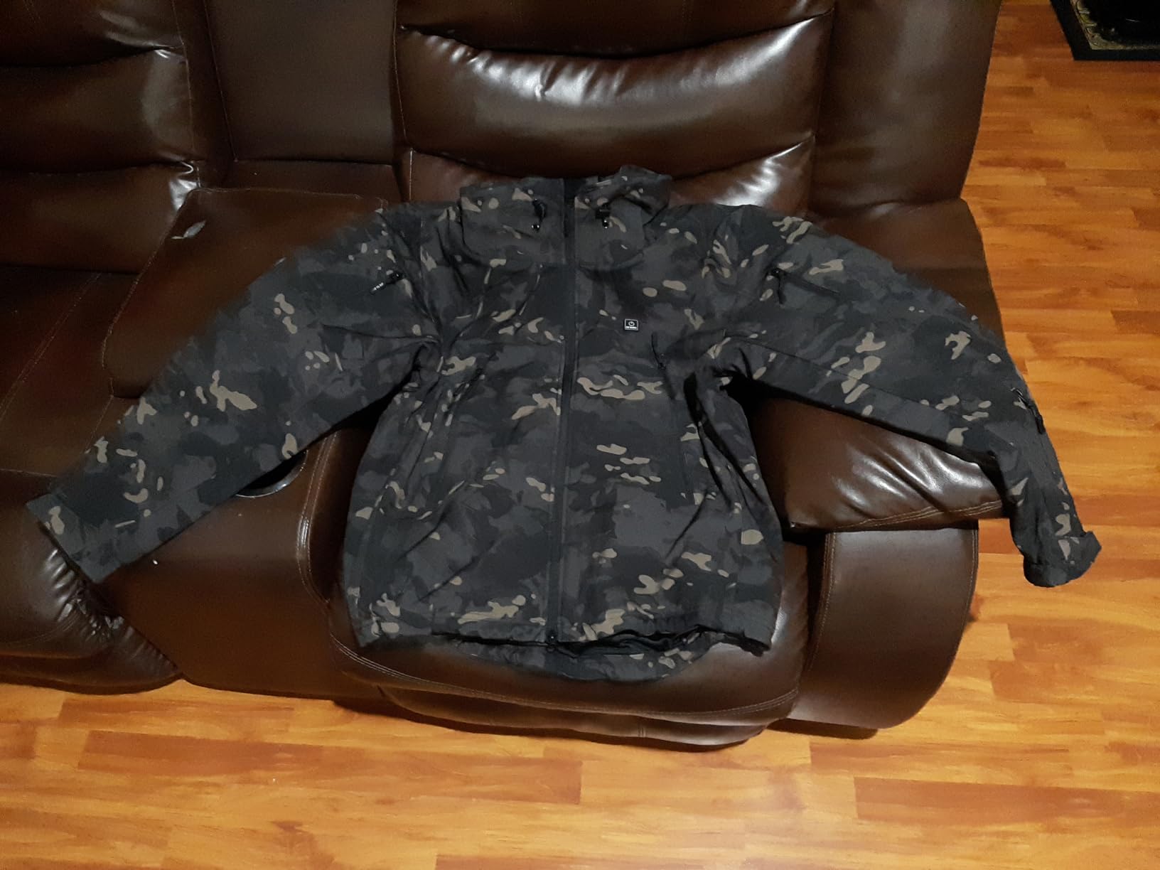 Heated Jacket for Men with 12V Battery Pack Winter Outdoor Soft Shell Electric Heating Coat customer photo 1