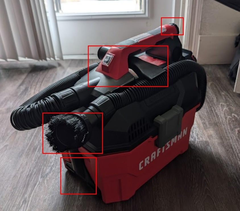 CRAFTSMAN V20 Cordless Vacuum Cleaner, Shop Vac Wet/Dry, 2 Gallon, 7ft Hose, Bare Tool Only (CMCV002B) customer photo 1