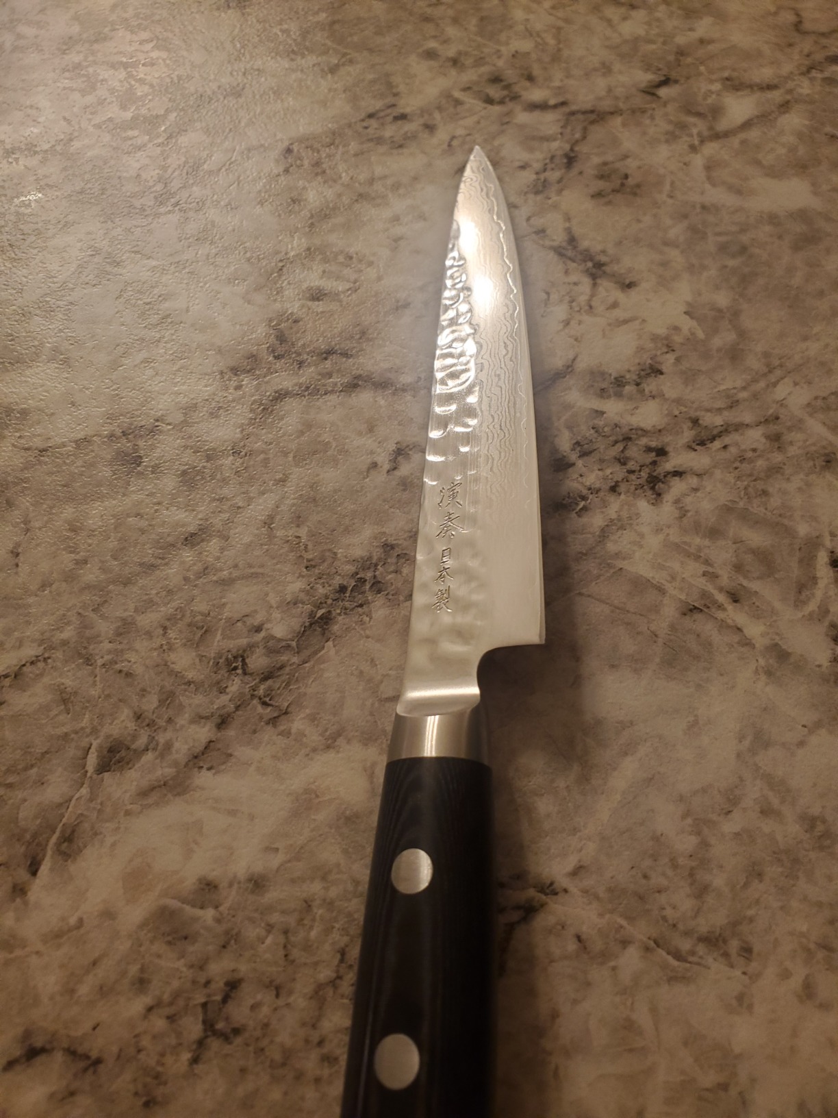Enso Knife Set - Made in Japan - HD Series - VG10 Hammered Damascus Japanese Stainless Steel with Birch Knife Block - 7 Piece customer photo 1