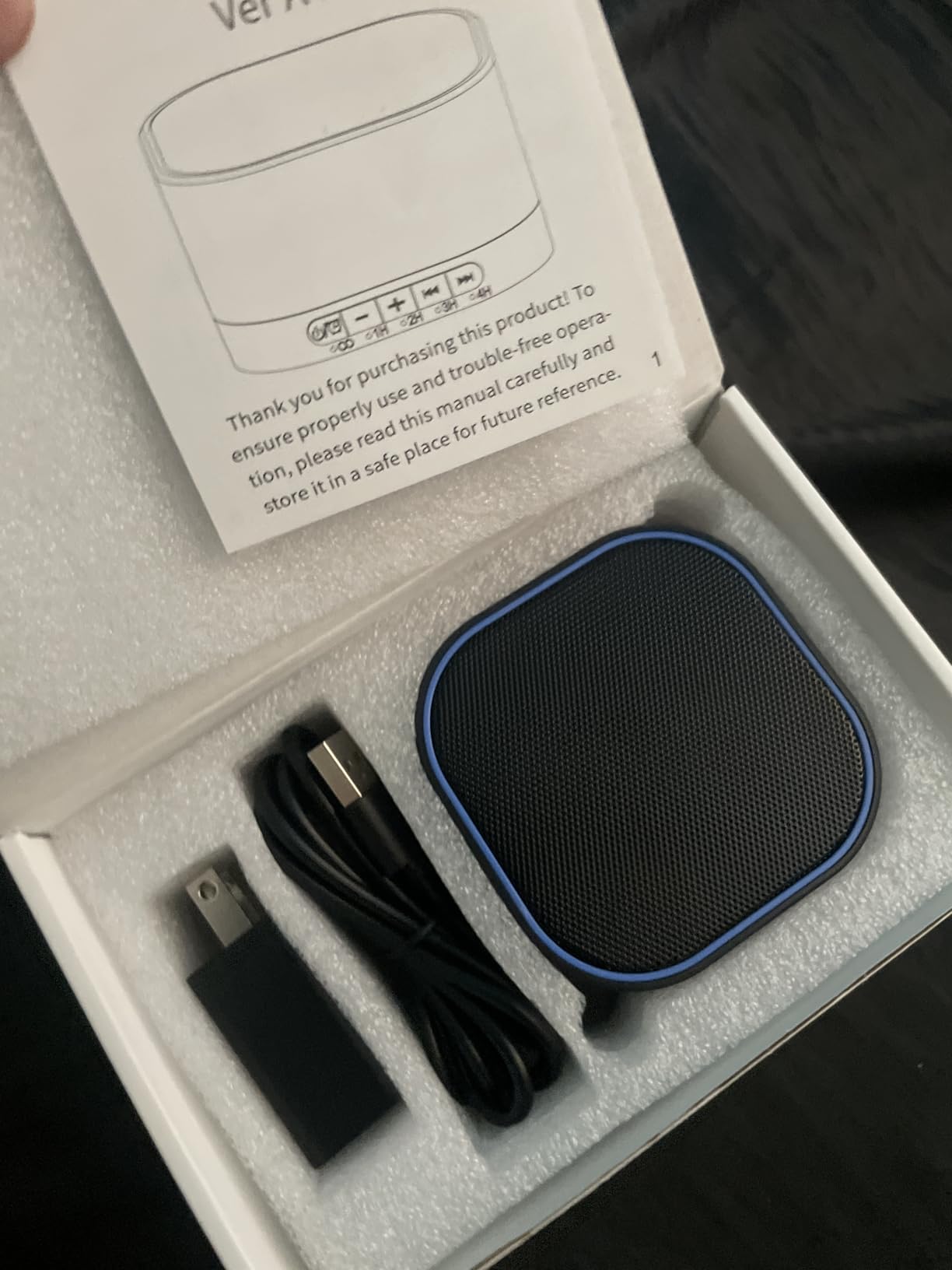 Magicteam Sound White Noise Machine with 20 Non Looping Natural Soothing Sounds and Memory Function 32 Levels of Volume Powered by AC or USB and Sleep Sound Timer Therapy for Baby Kids Adults customer photo 2