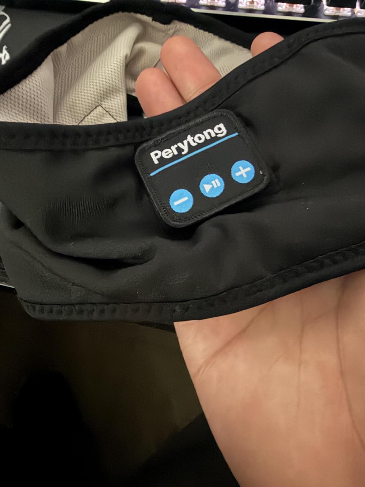 Perytong Sleep Headphones Wireless, Bluetooth Sports Headband Headphones with Ultra-Thin HD Stereo Speakers Perfect for Sleeping, Workout, Jogging, Yoga, Insomnia, Air Travel, Meditation (Grey) customer photo 2