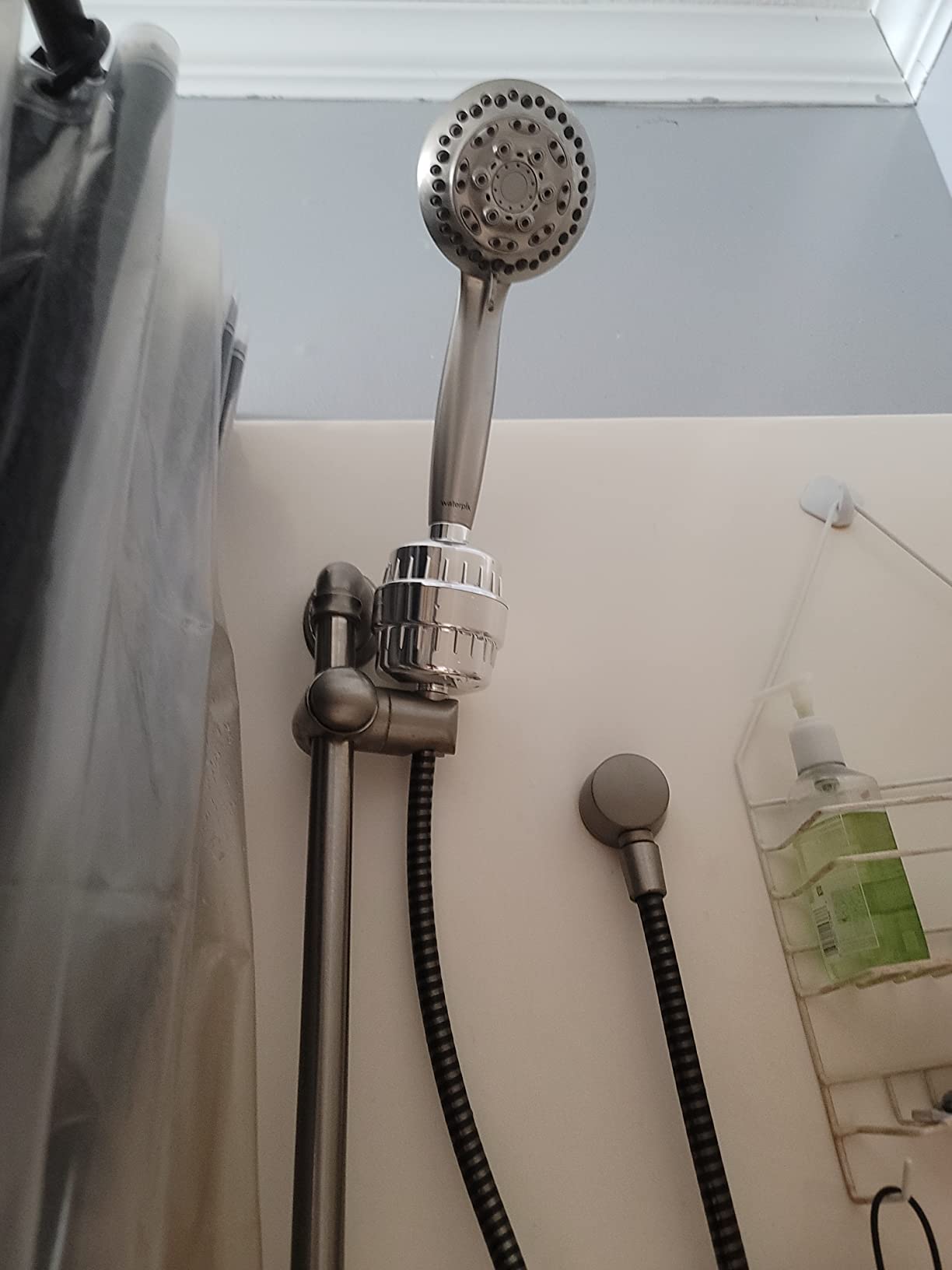 15 Stage Shower Filter - bwdm Hard Water Filter, Remove Chlorine Heavy Metals, Vitamin C Water Softener Reduces Dry Itchy Skin, Dandruff (Chrome) customer photo 2