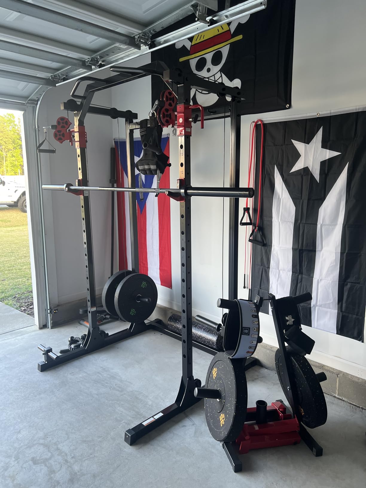 PAPABABE 7FT Olympic Barbell 45 lb Barbell 2 INCH 1000lbs/1500lbs Capacity Olympic Bar with Moderate Knurling For Squats Curls Deadlifts customer photo 1