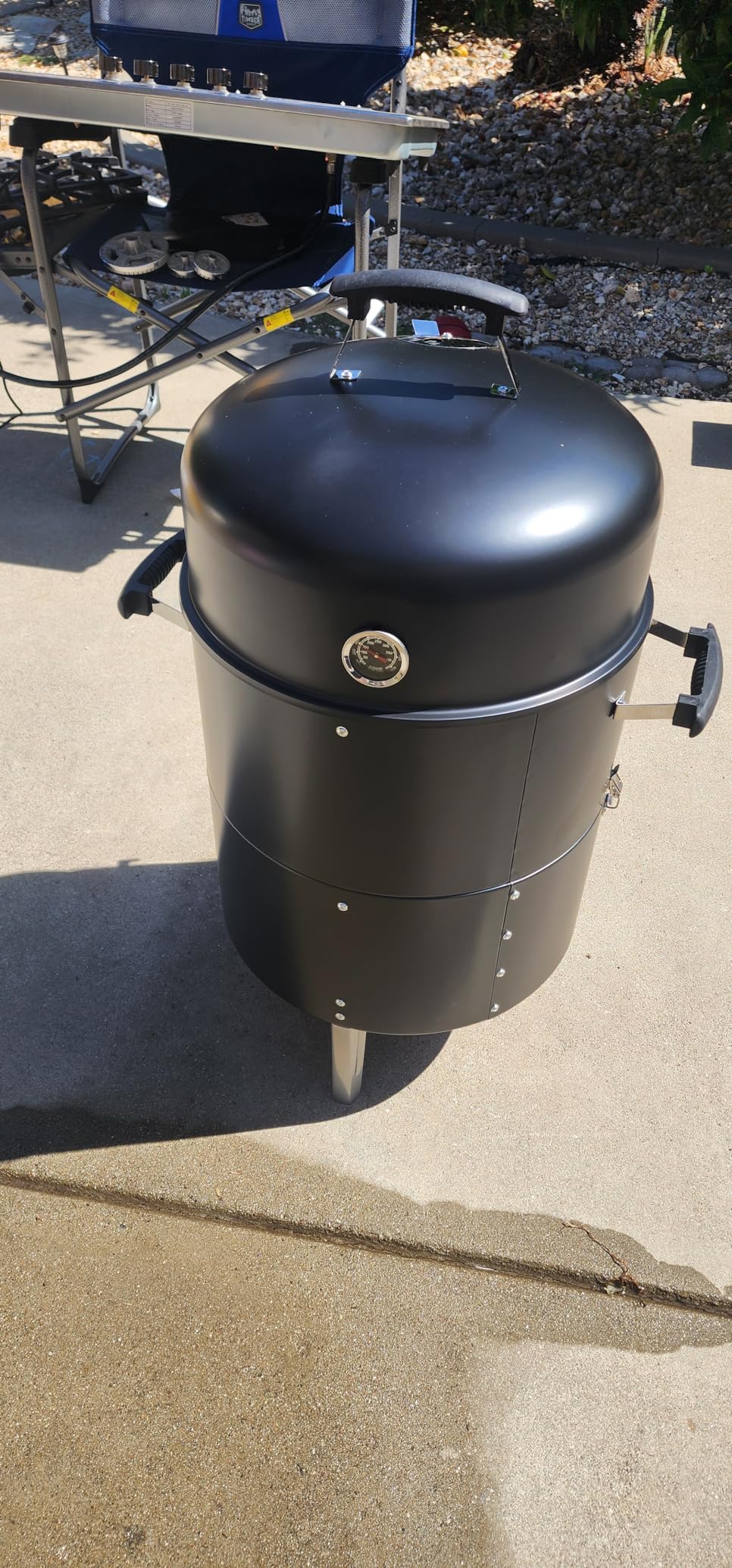 Realcook Charcoal BBQ Smoker Grill - 20 Inch Vertical Smoker for Outdoor Cooking Grilling customer photo 2
