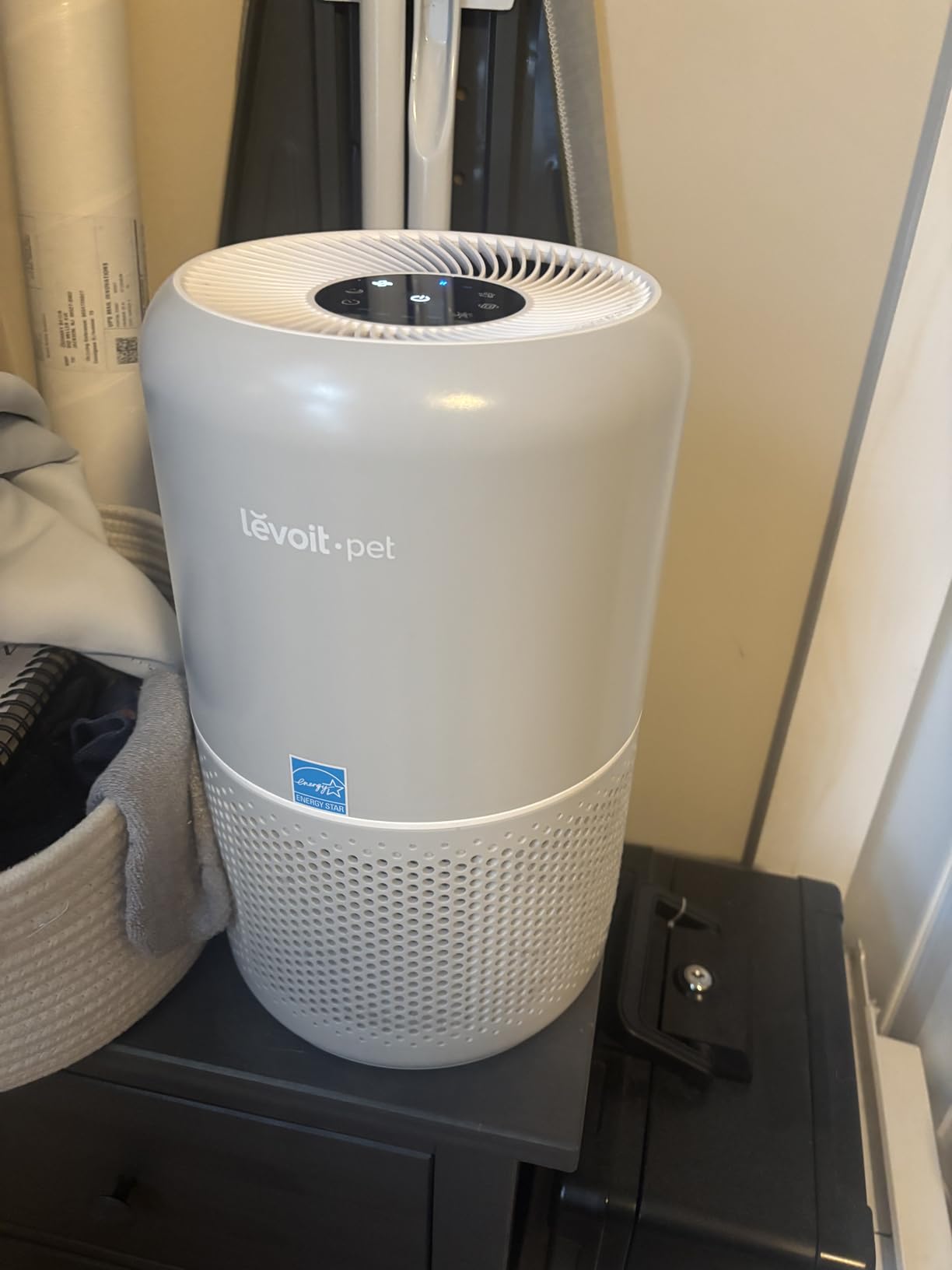 LEVOIT Air Purifier for Pets, Home, Large Rooms, and Bedrooms, HEPA Sleep Mode, AHAM VERIFIDE, Efficient Filter for Pet Dander, Odors, Captures Smoke, Dust, Mold, Pollen, Pet Lock, Core P350-P, Grey customer photo 1