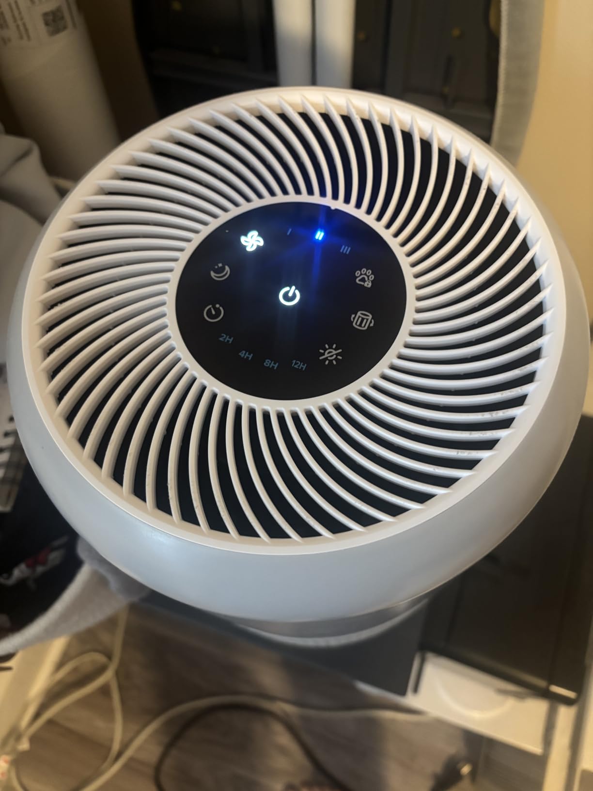 LEVOIT Air Purifier for Pets, Home, Large Rooms, and Bedrooms, HEPA Sleep Mode, AHAM VERIFIDE, Efficient Filter for Pet Dander, Odors, Captures Smoke, Dust, Mold, Pollen, Pet Lock, Core P350-P, Grey customer photo 2