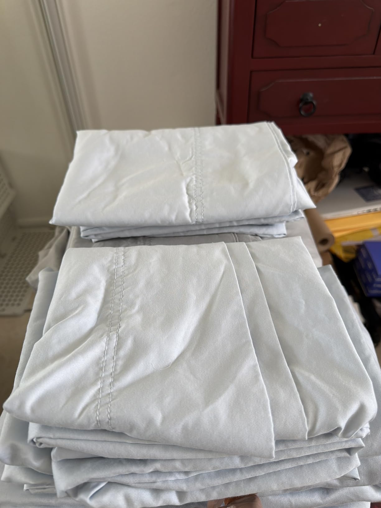 California Design Den Luxury 800 Thread Count 100% Cotton Sheets for Queen Size Bed - Soft Sateen, Deep Pockets for a Snug Fit, Durable Bedding Set - White Sheets customer photo 2